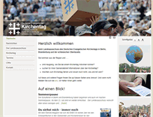 Tablet Screenshot of kirchentag-bbo.de